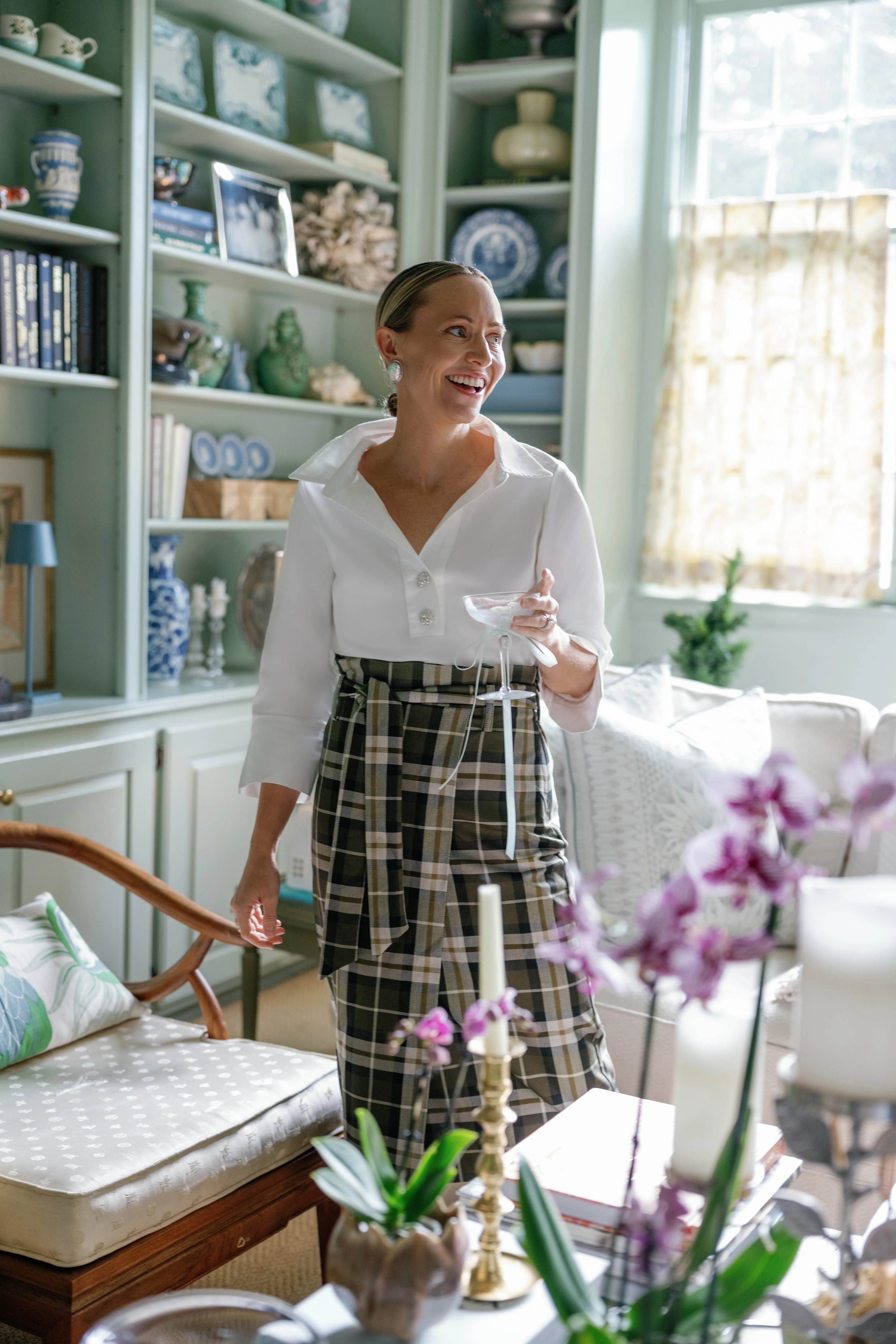 Toni Top in White Oxford sold by Duffield Lane product image thumbnail 2