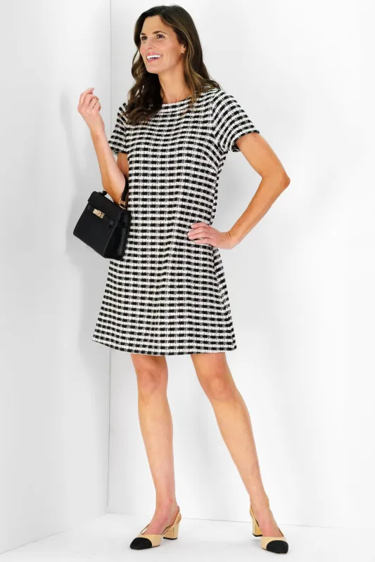 Gianna Dress in Tweed Sweater Knit sold by Duffield Lane