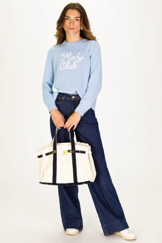 Duffield Lane x Holy Mahj Le Mahj Club Crew Neck Sweater sold by Duffield Lane