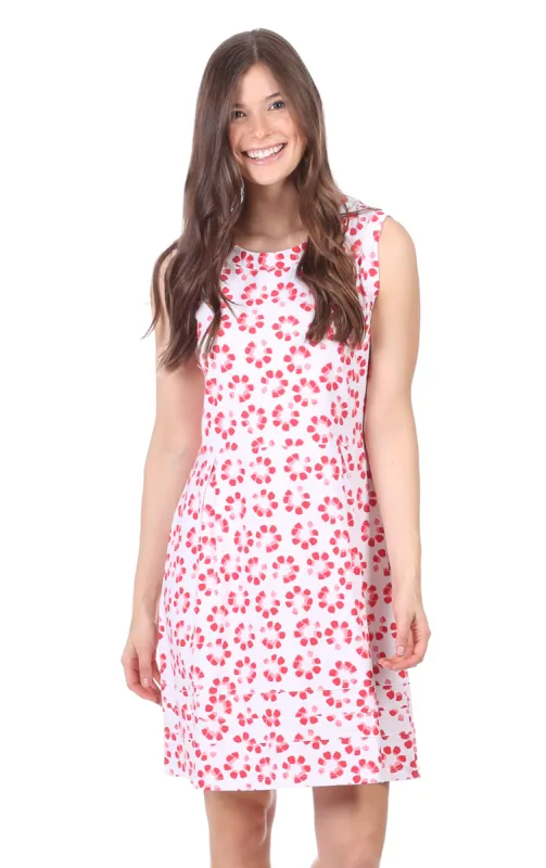 Patricia Dress in Firework Print sold by Duffield Lane