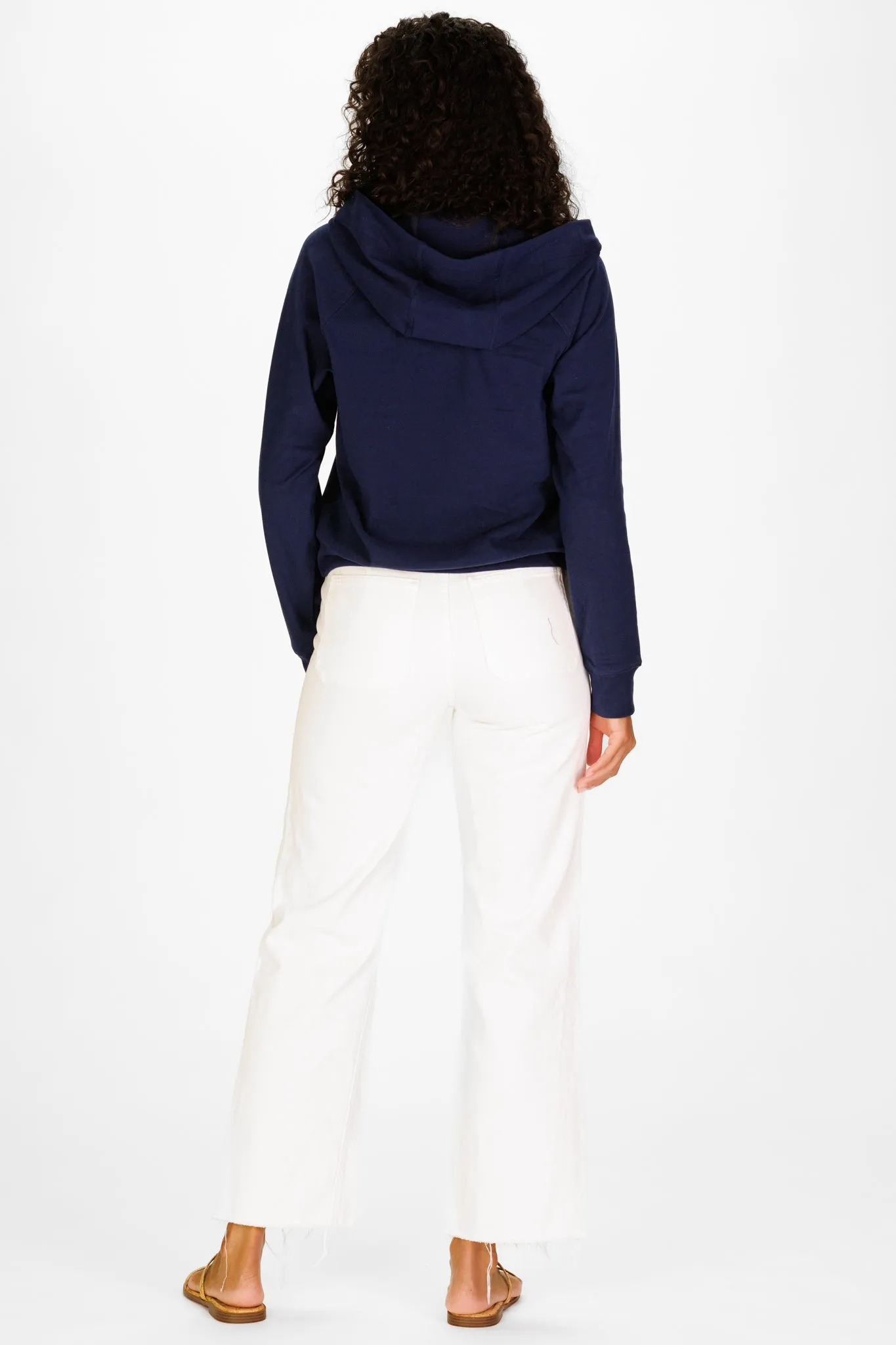 Hastings Hoodie in Navy SuperSoft sold by Duffield Lane product image thumbnail 3