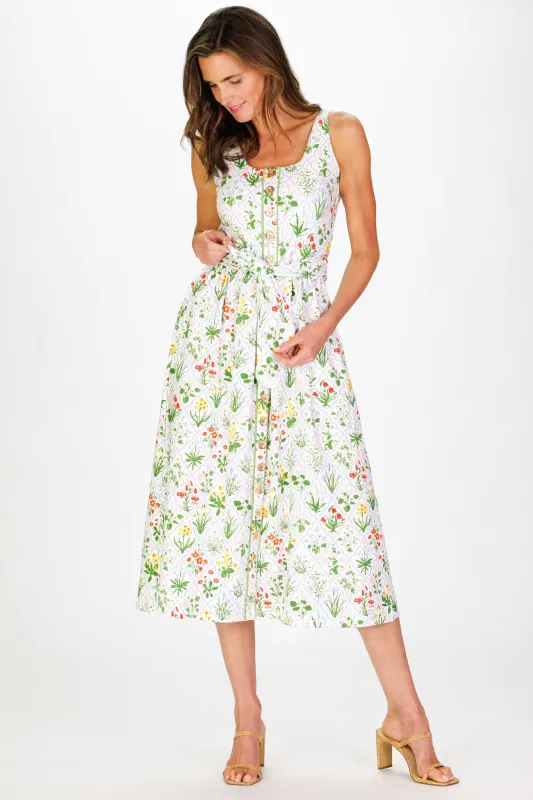 Dorothea Dress in Garden Lattice made by Duffield Lane