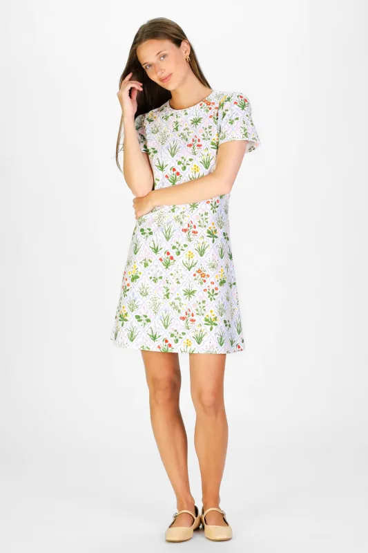 Alva Dress in Garden Lattice made by Duffield Lane