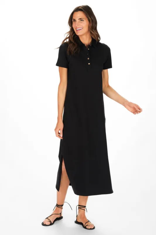Burton Dress in Black made by Duffield Lane