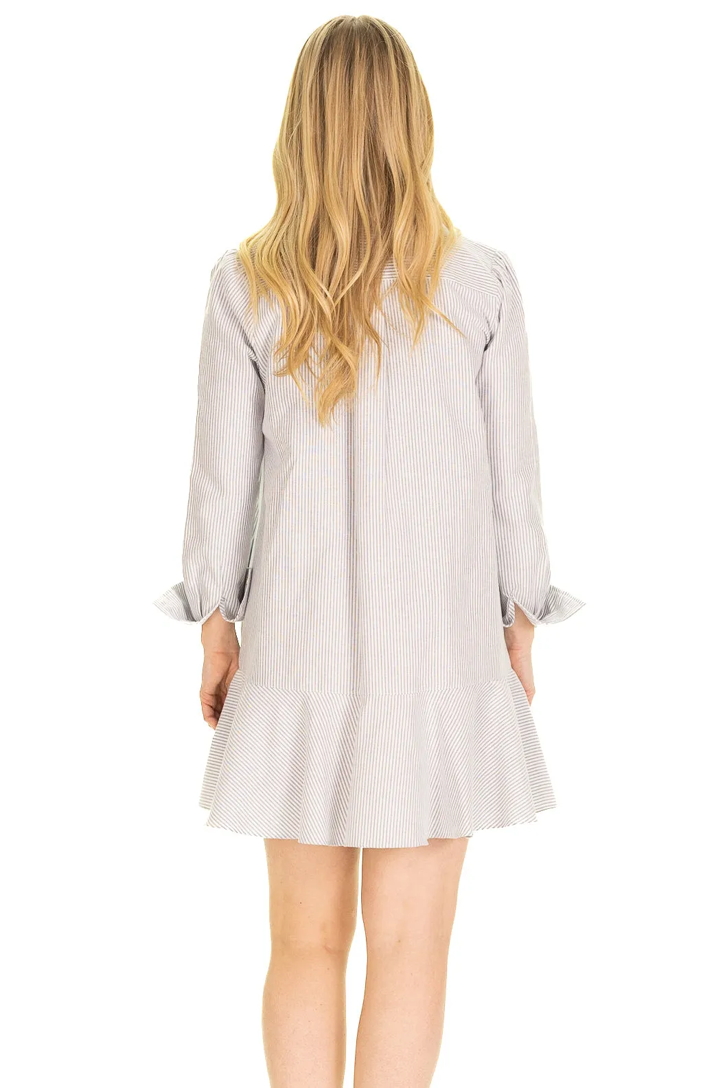 The Iris Drop Waist Ship Dress in Small Oxford Stripe sold by Duffield Lane product image thumbnail 3
