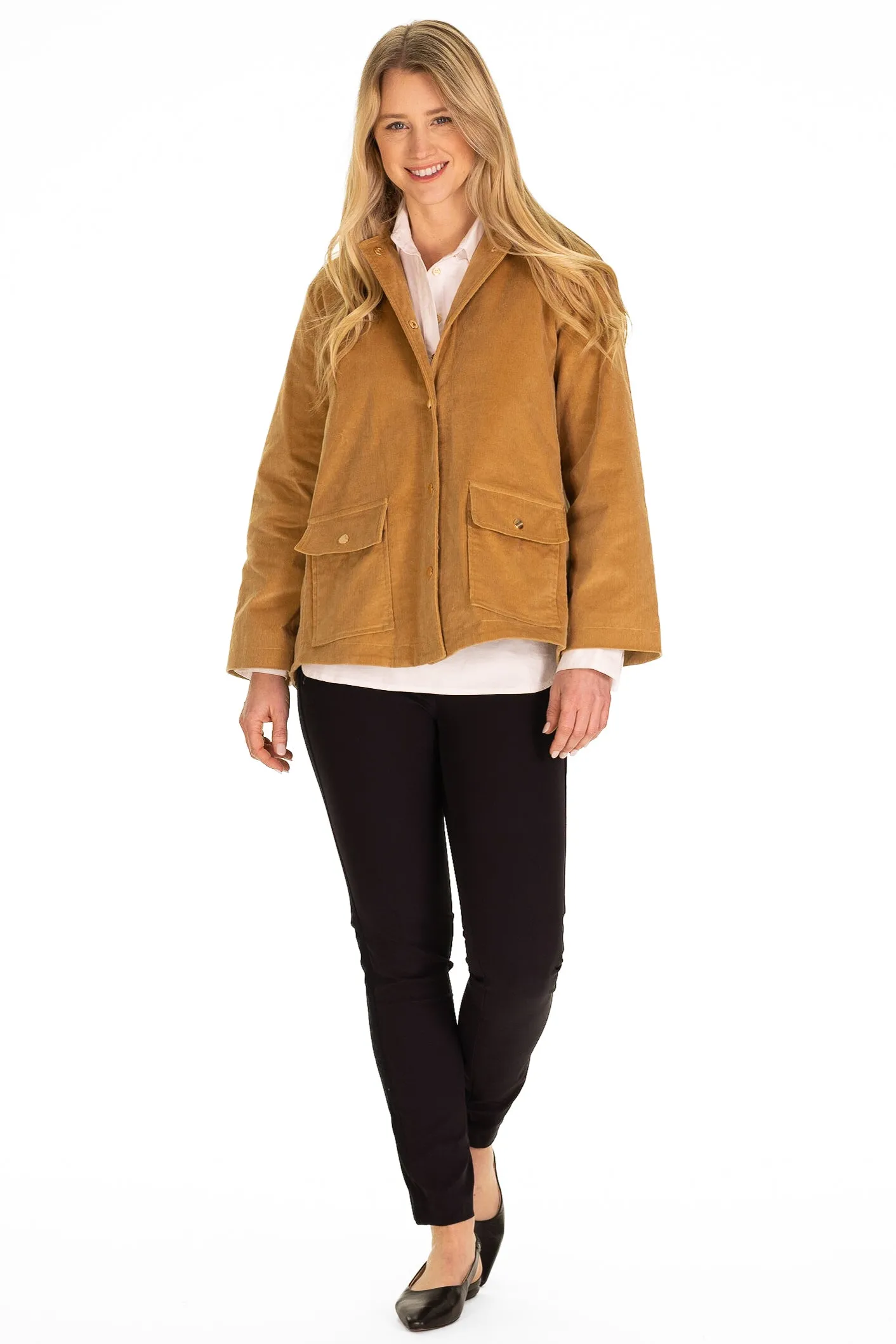 Courtney Jacket in Camel Corduroy sold by Duffield Lane product image thumbnail 3