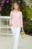 The Bowen Sweatshirt in SuperSoft BonBon Pink sold by Duffield Lane