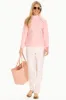 The Bowen Sweatshirt in SuperSoft BonBon Pink sold by Duffield Lane
