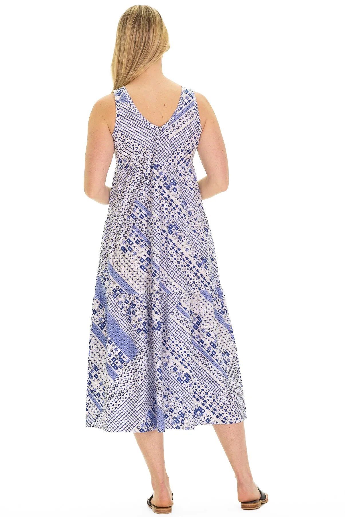 The Kalina Dress in Blue Breeze sold by Duffield Lane product image thumbnail 3