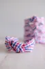 The Jones Headband - Red/Navy Gingham sold by Duffield Lane