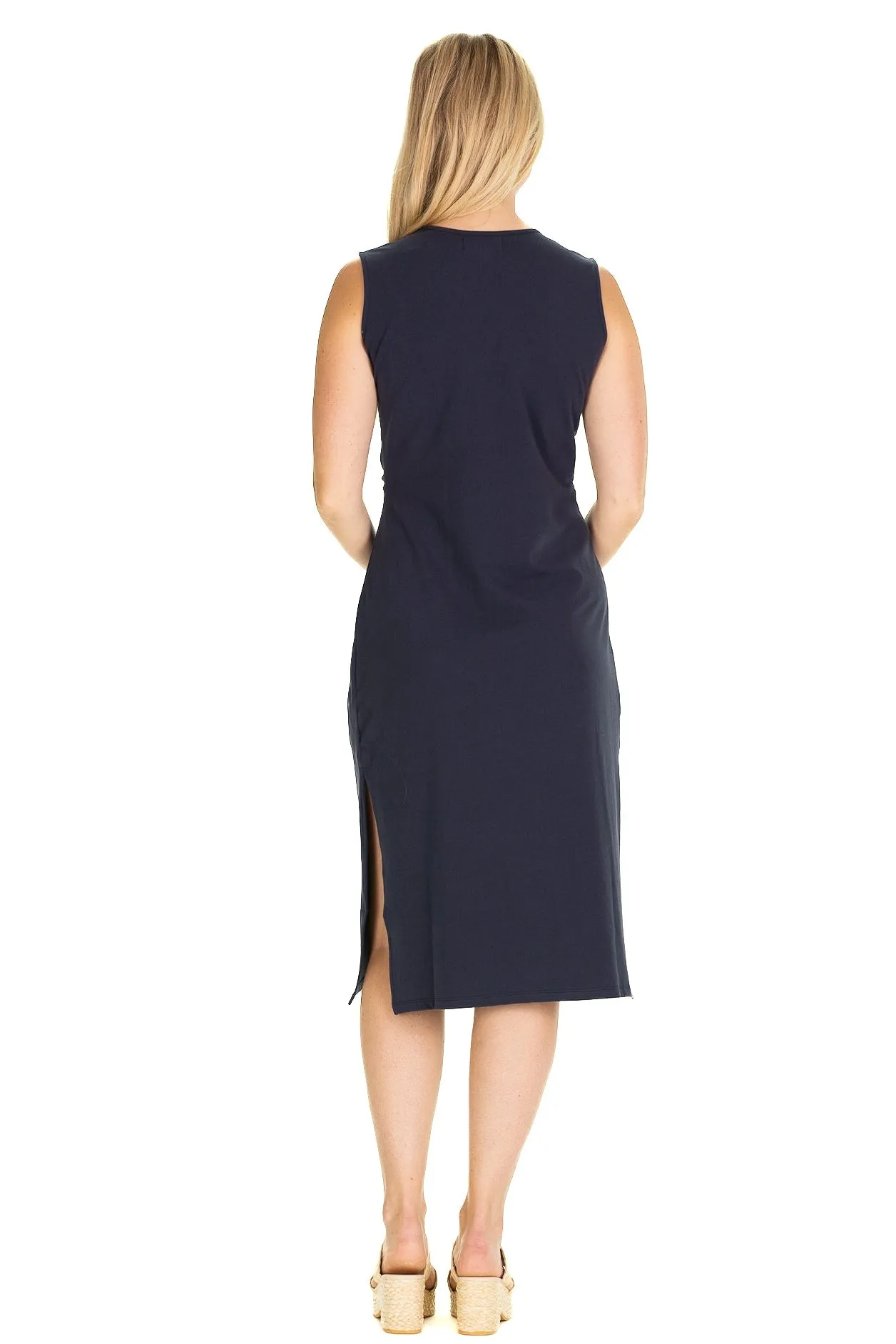 The Delia Dress in Navy sold by Duffield Lane product image thumbnail 2