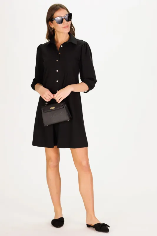 Ashlynn Dress in Black made by Duffield Lane