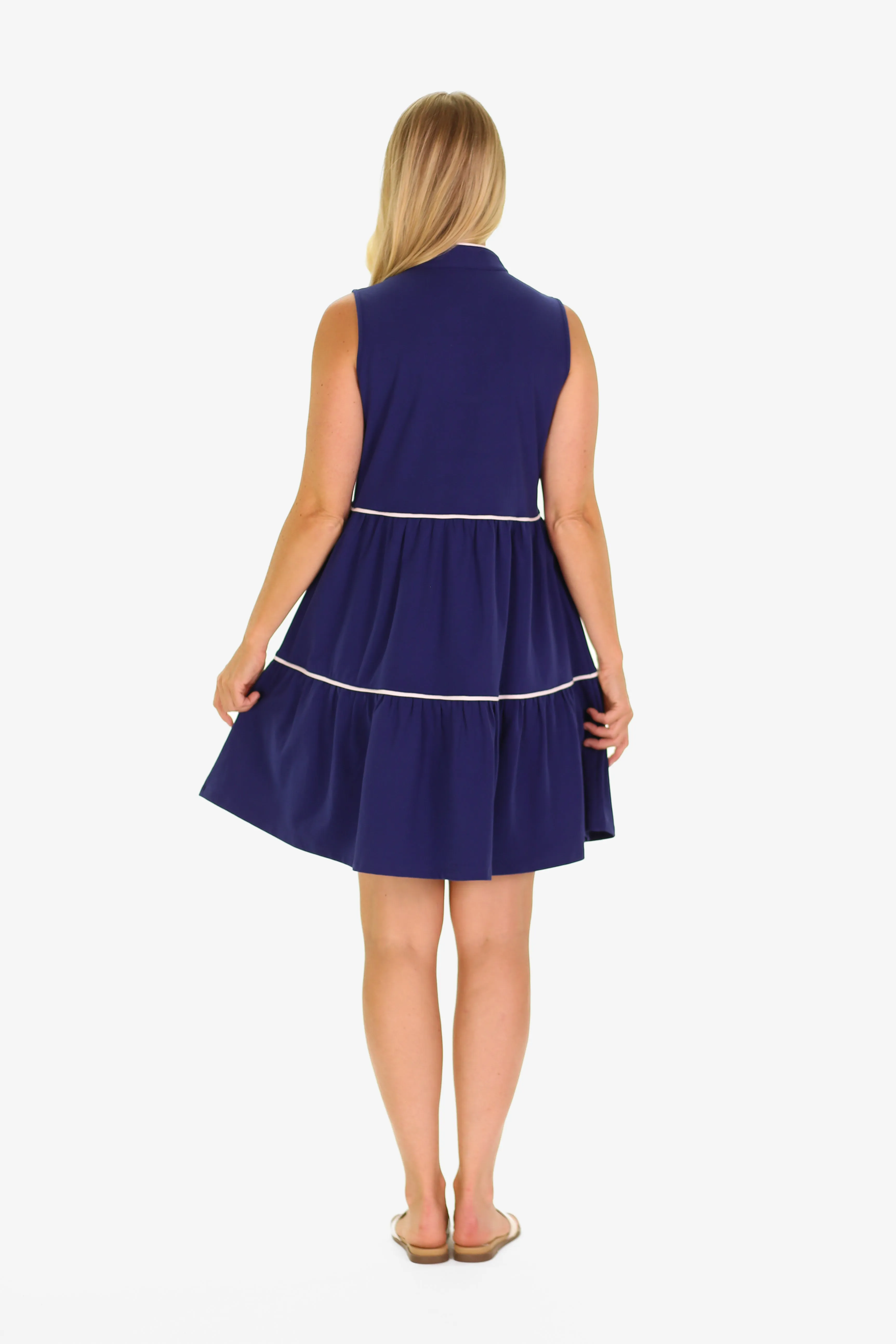 The Robin Dress in Royal Navy sold by Duffield Lane product image thumbnail 4
