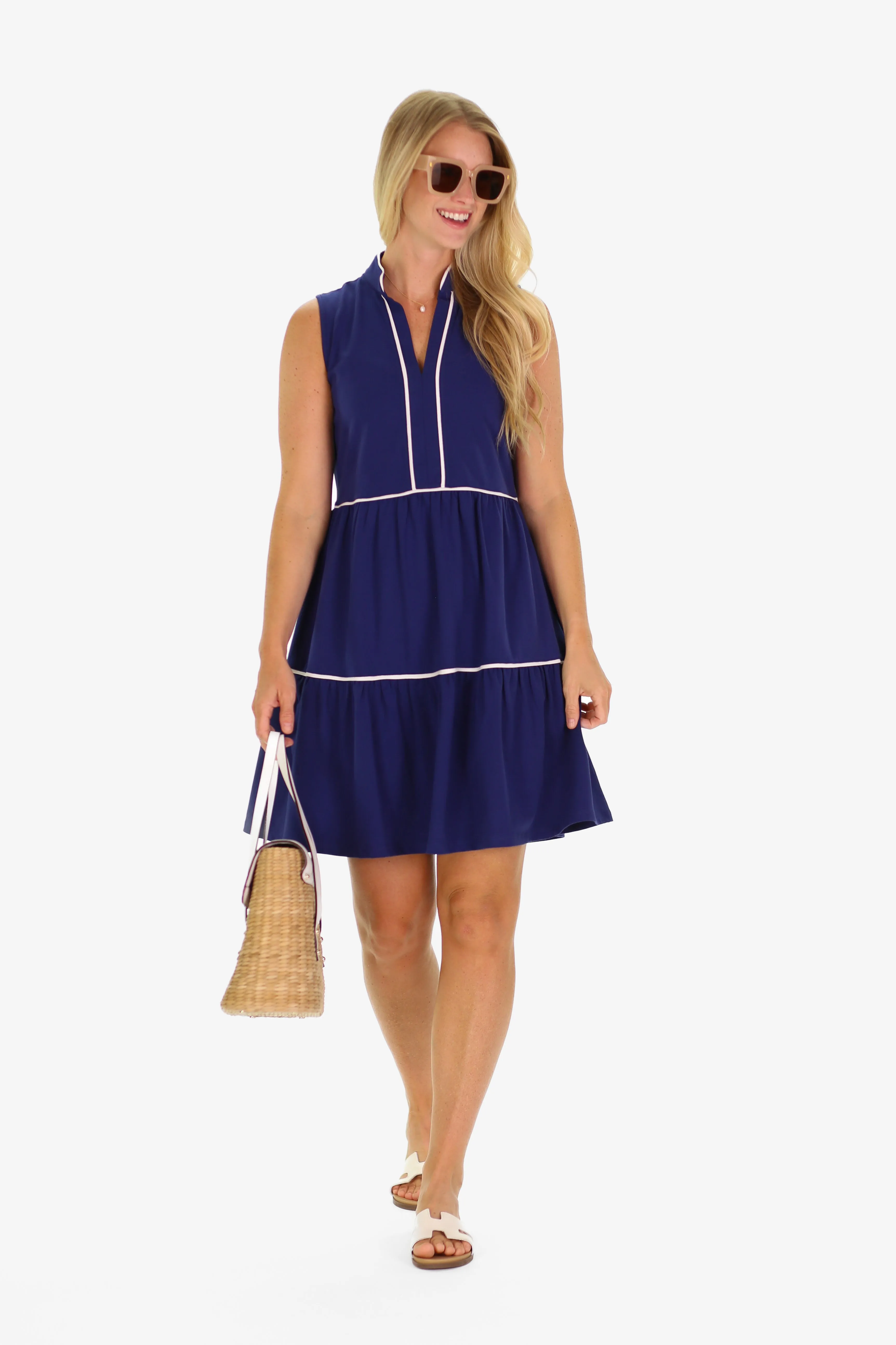 The Robin Dress in Royal Navy sold by Duffield Lane product image thumbnail 5