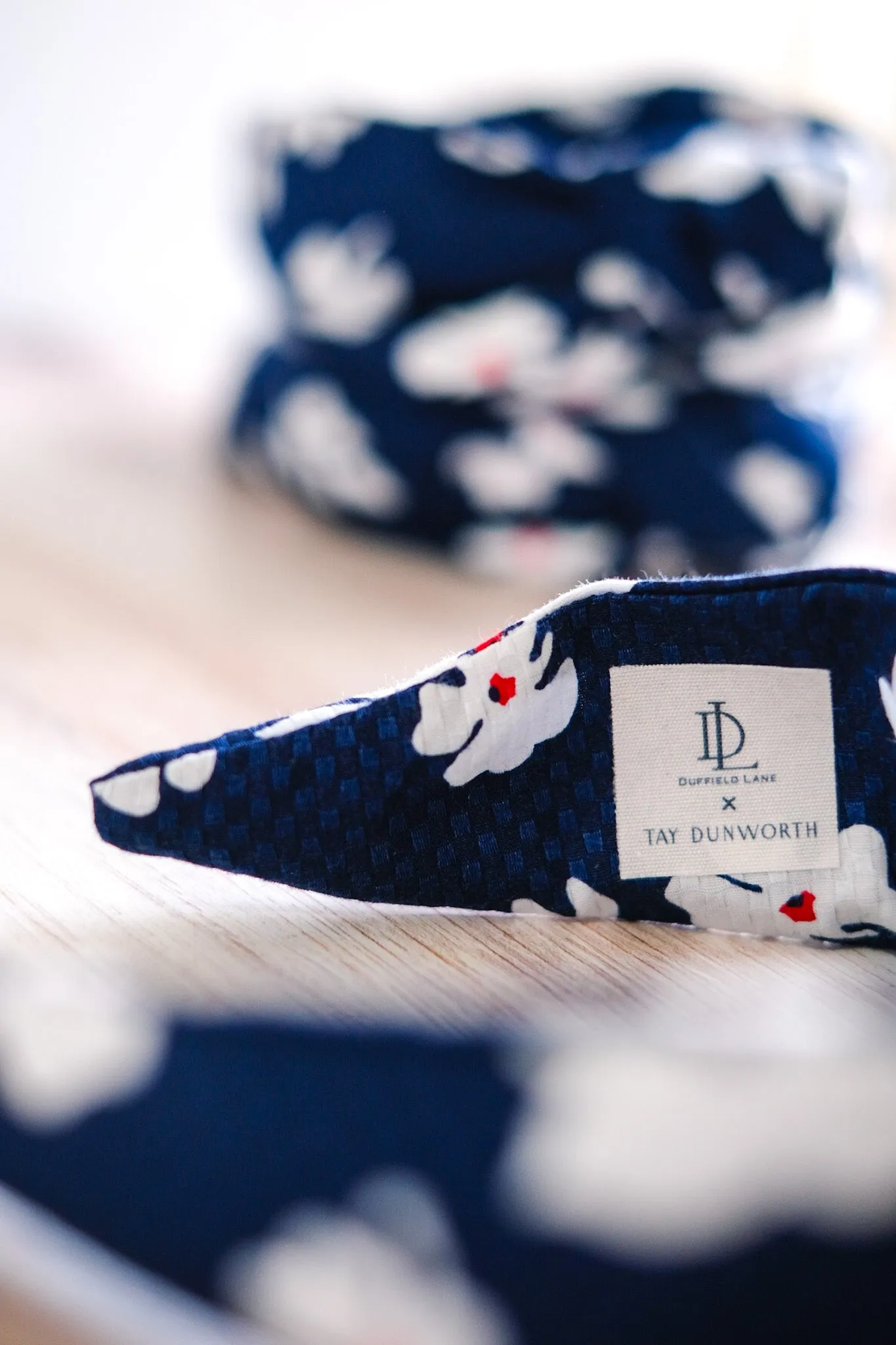 The Jones Headband - Navy/Red White Floral sold by Duffield Lane product image thumbnail 2