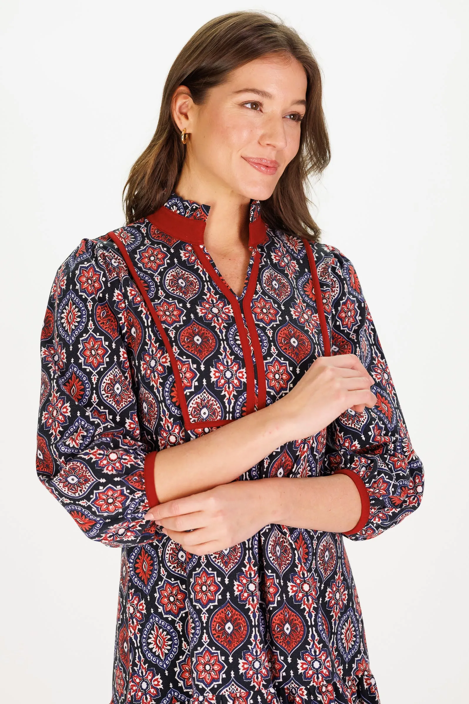 Katie Dress in Medallion sold by Duffield Lane product image thumbnail 4