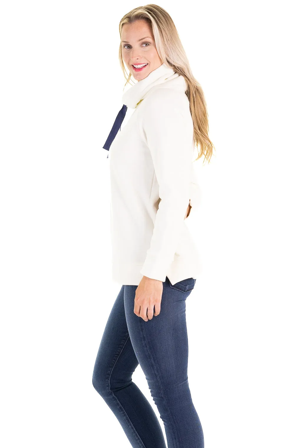 Finley Funnel Neck in Winter White sold by Duffield Lane product image thumbnail 3