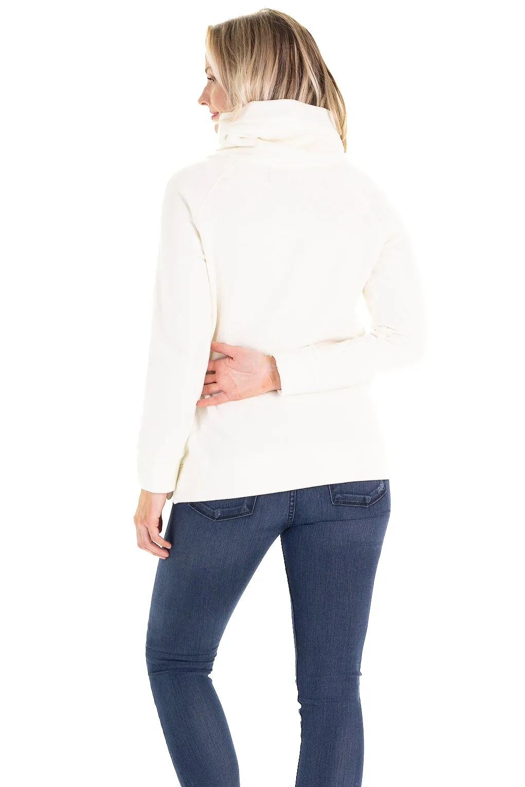 Finley Funnel Neck in Winter White sold by Duffield Lane product image thumbnail 2
