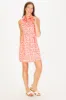 Rosanna Polo Dress in Coral Kaleidoscope sold by Duffield Lane
