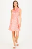 Rosanna Polo Dress in Coral Kaleidoscope sold by Duffield Lane