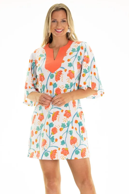 Ivy Dress in White Peony sold by Duffield Lane