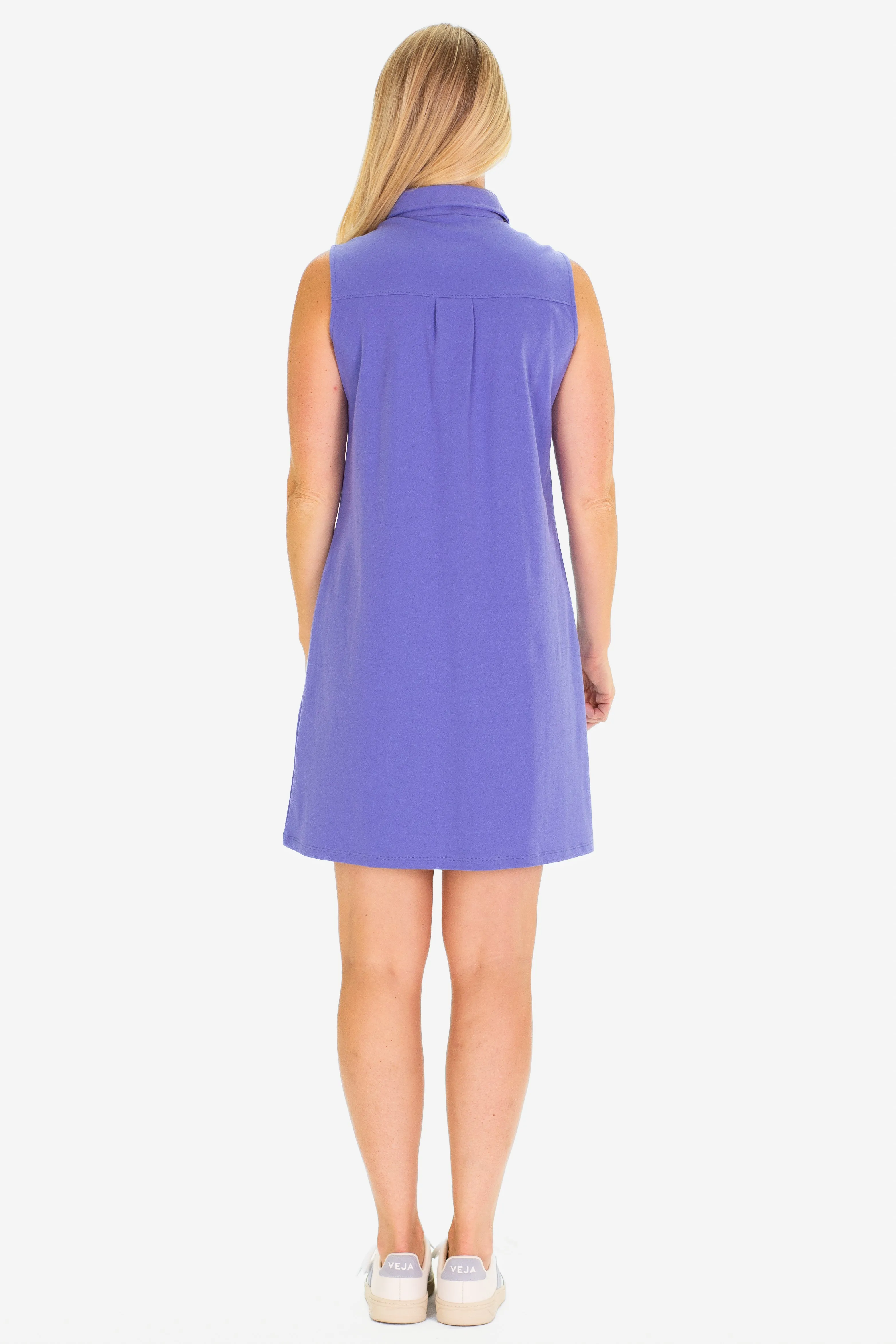 The Pique Opal Dress in Periwinkle sold by Duffield Lane product image thumbnail 3