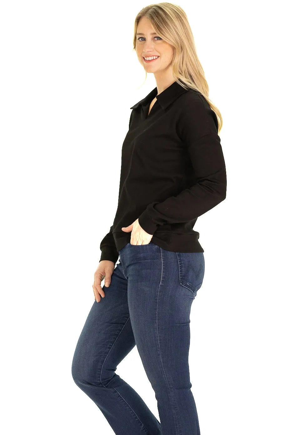The Brynn Sweatshirt in Black sold by Duffield Lane product image thumbnail 4