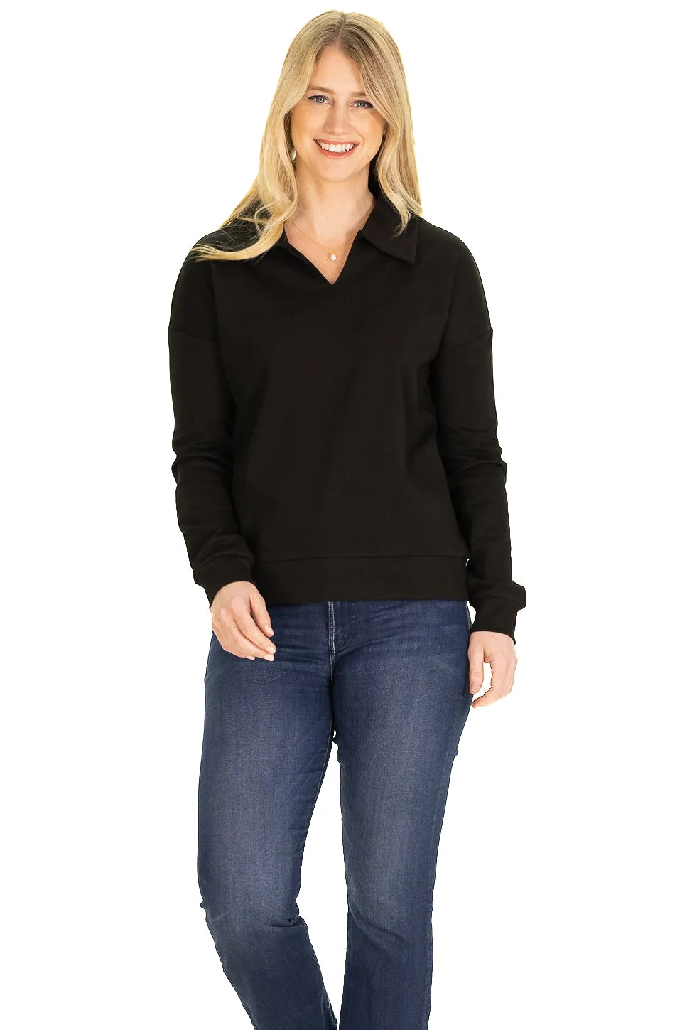 The Brynn Sweatshirt in Black sold by Duffield Lane product image thumbnail 3