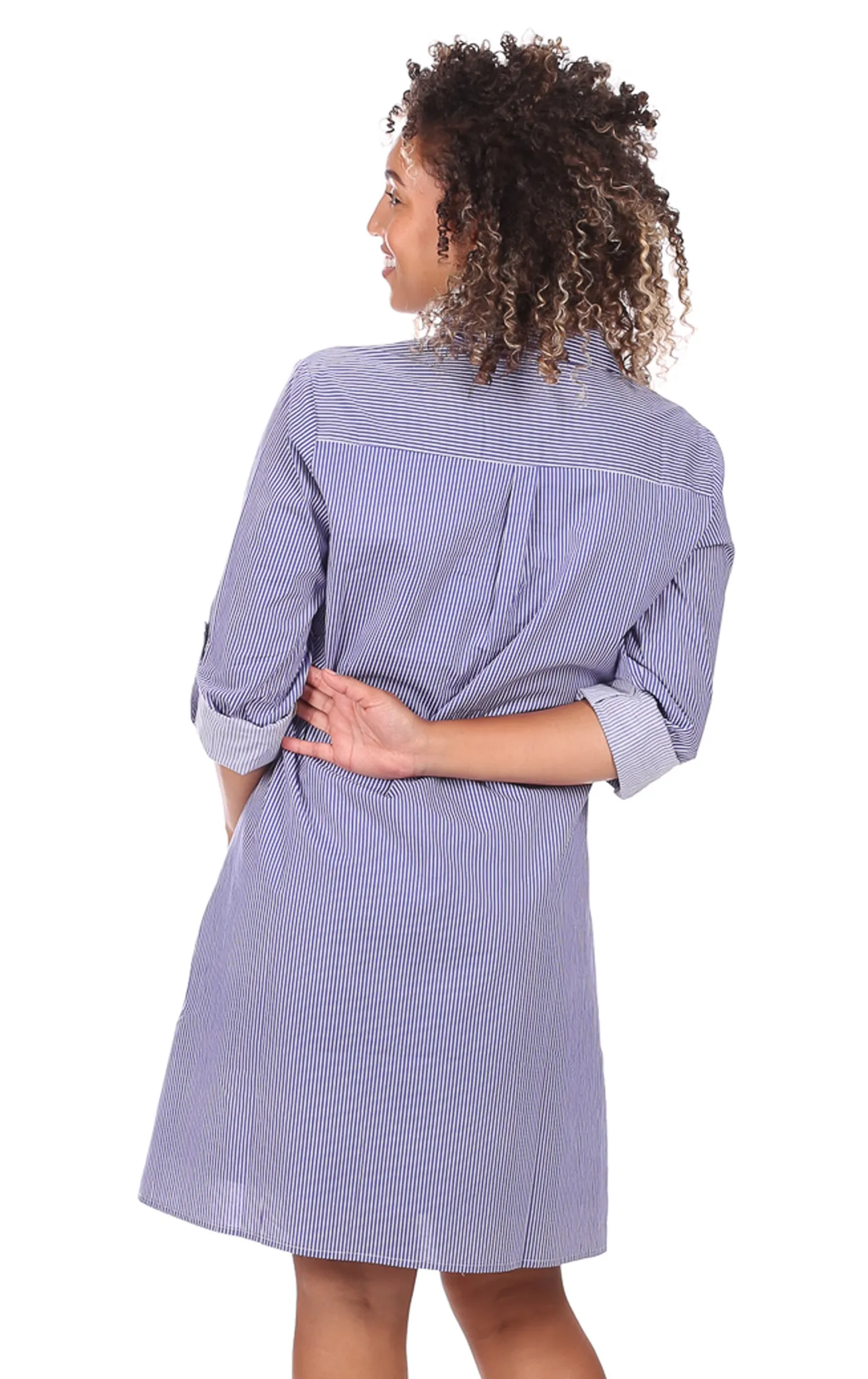 Keys Dress in Blue Stripe sold by Duffield Lane product image thumbnail 4
