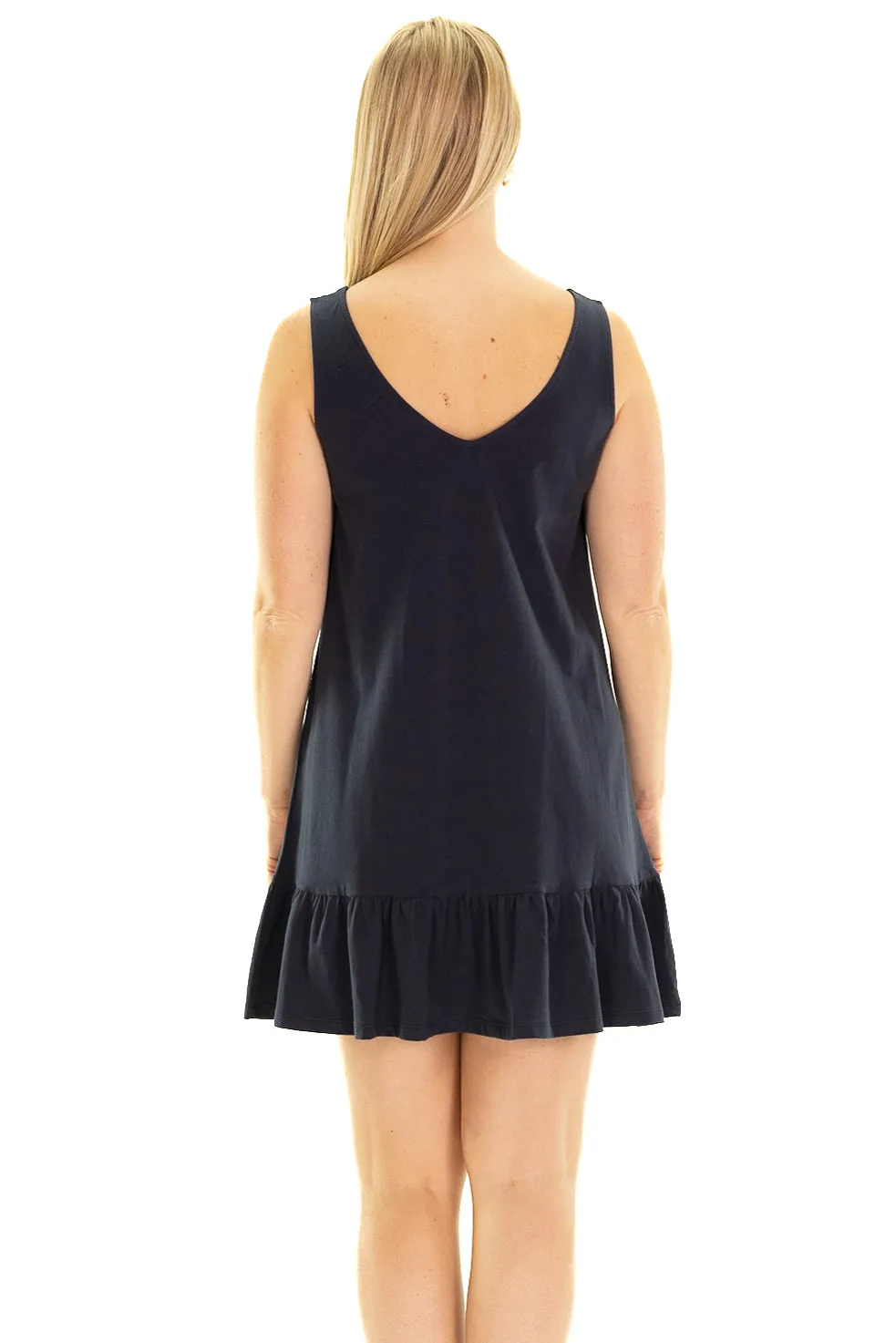 The Layla Dress in Navy sold by Duffield Lane product image thumbnail 2