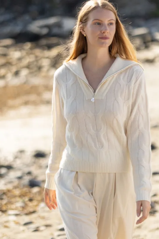 The Elle Quarter-Zip sold by Kilte Collection