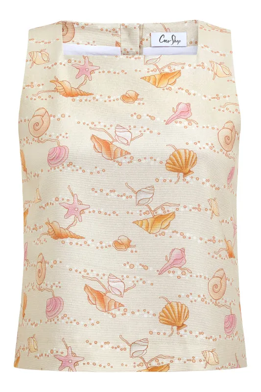 Shift Top in Warm Shell sold by Kilte Collection product image thumbnail 4