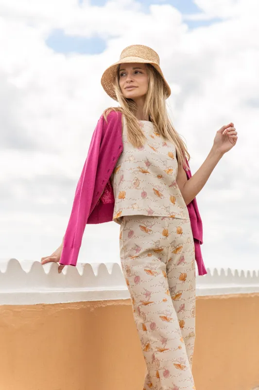 Shift Top in Warm Shell sold by Kilte Collection