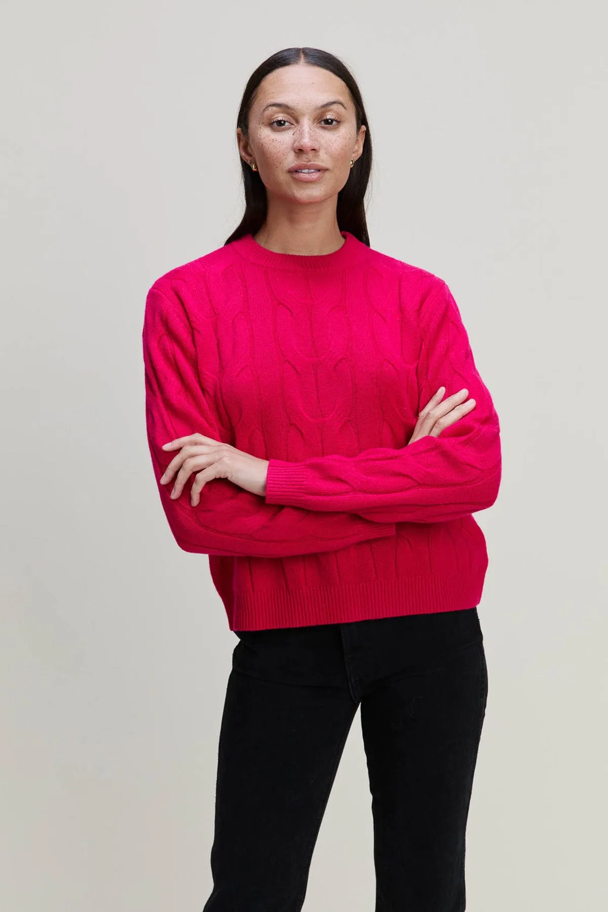 The Colette Cable Knit sold by Kilte Collection