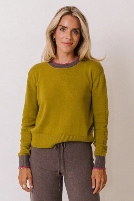 The Tipped Clara Pullover sold by Kilte Collection