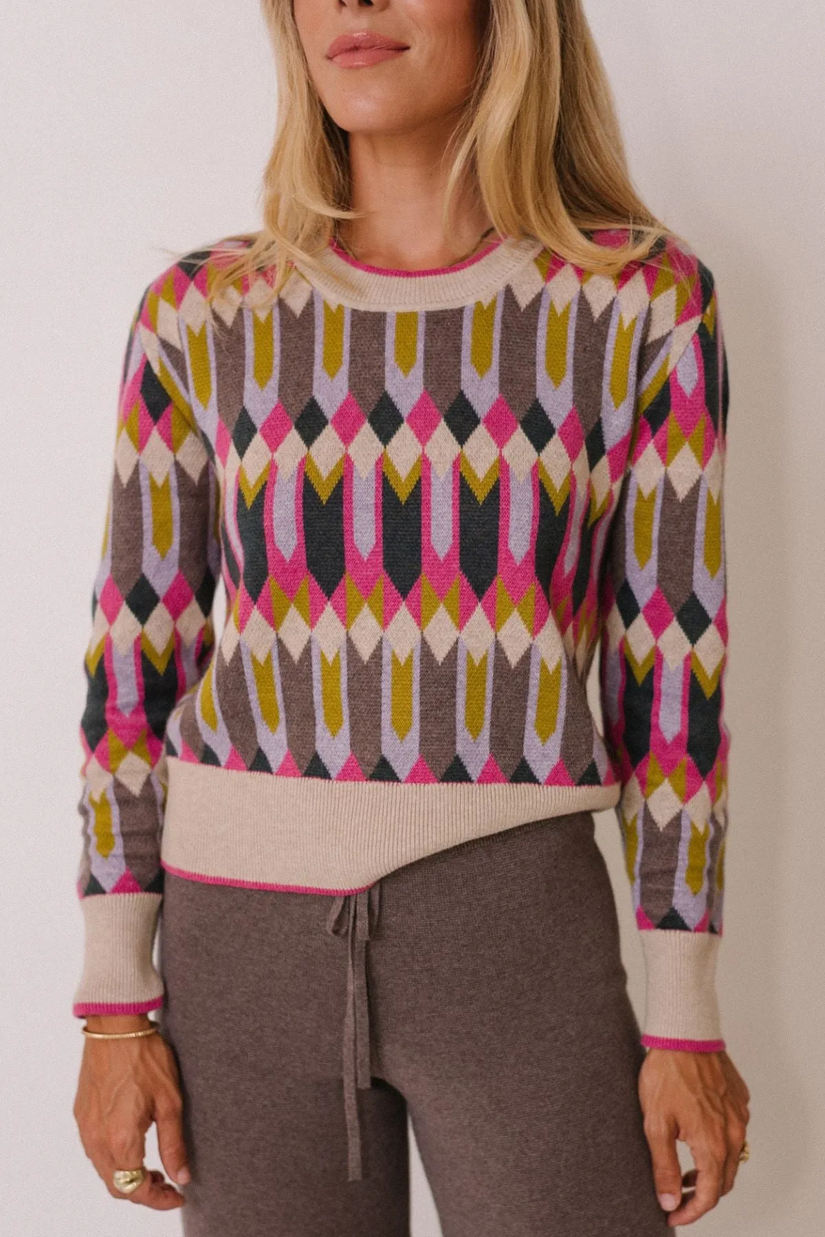 The Clementine Geo Pullover sold by Kilte Collection product image thumbnail 4
