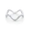 White Diamond Squiggle Ring sold by Marrow Fine