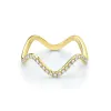 White Diamond Squiggle Ring sold by Marrow Fine