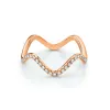 White Diamond Squiggle Ring sold by Marrow Fine
