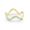White Diamond Squiggle Ring sold by Marrow Fine