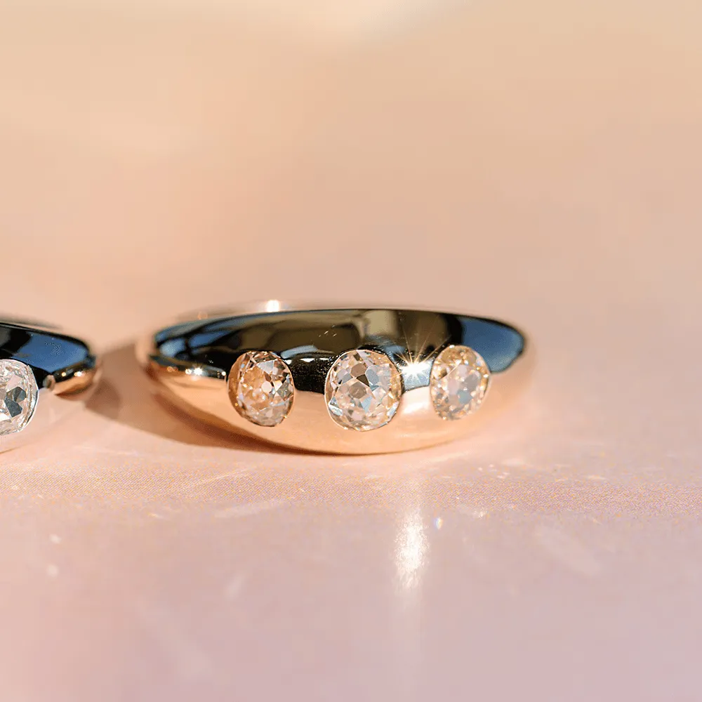 Yellow Gold Old Cut Diamond Bombe sold by Marrow Fine product image thumbnail 3