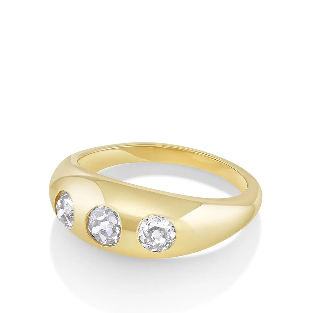 Yellow Gold Old Cut Diamond Bombe sold by Marrow Fine product image thumbnail 2