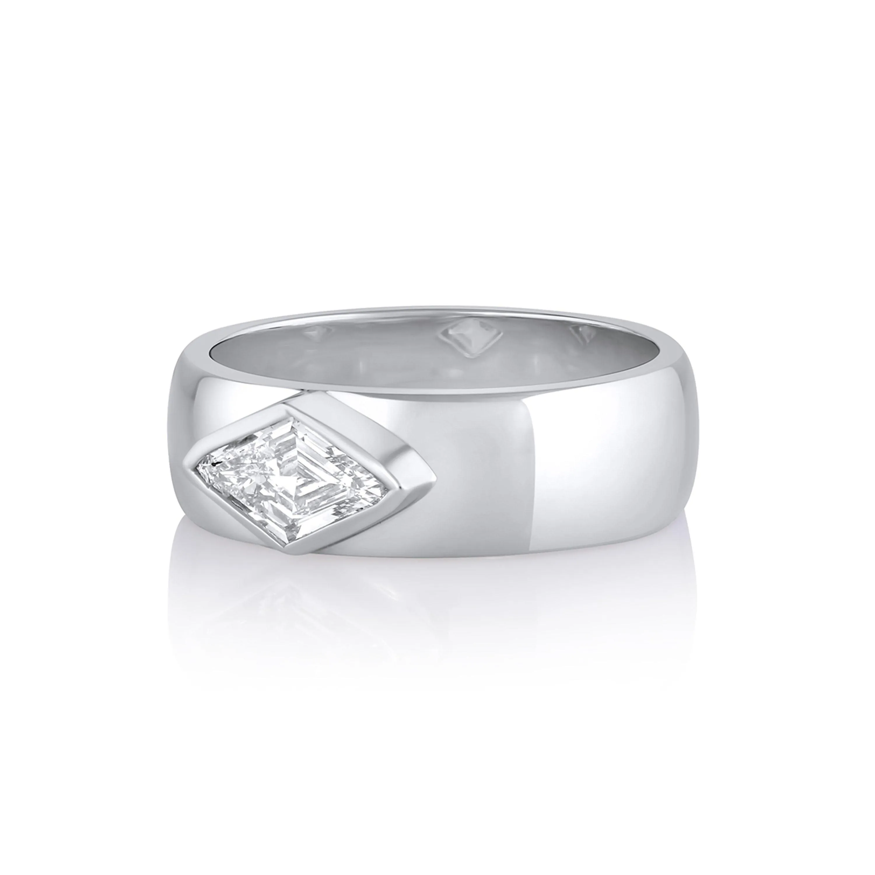 .53ct White Diamond Kite Cigar Band sold by Marrow Fine product image thumbnail 2