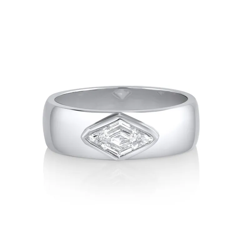 .53ct White Diamond Kite Cigar Band sold by Marrow Fine