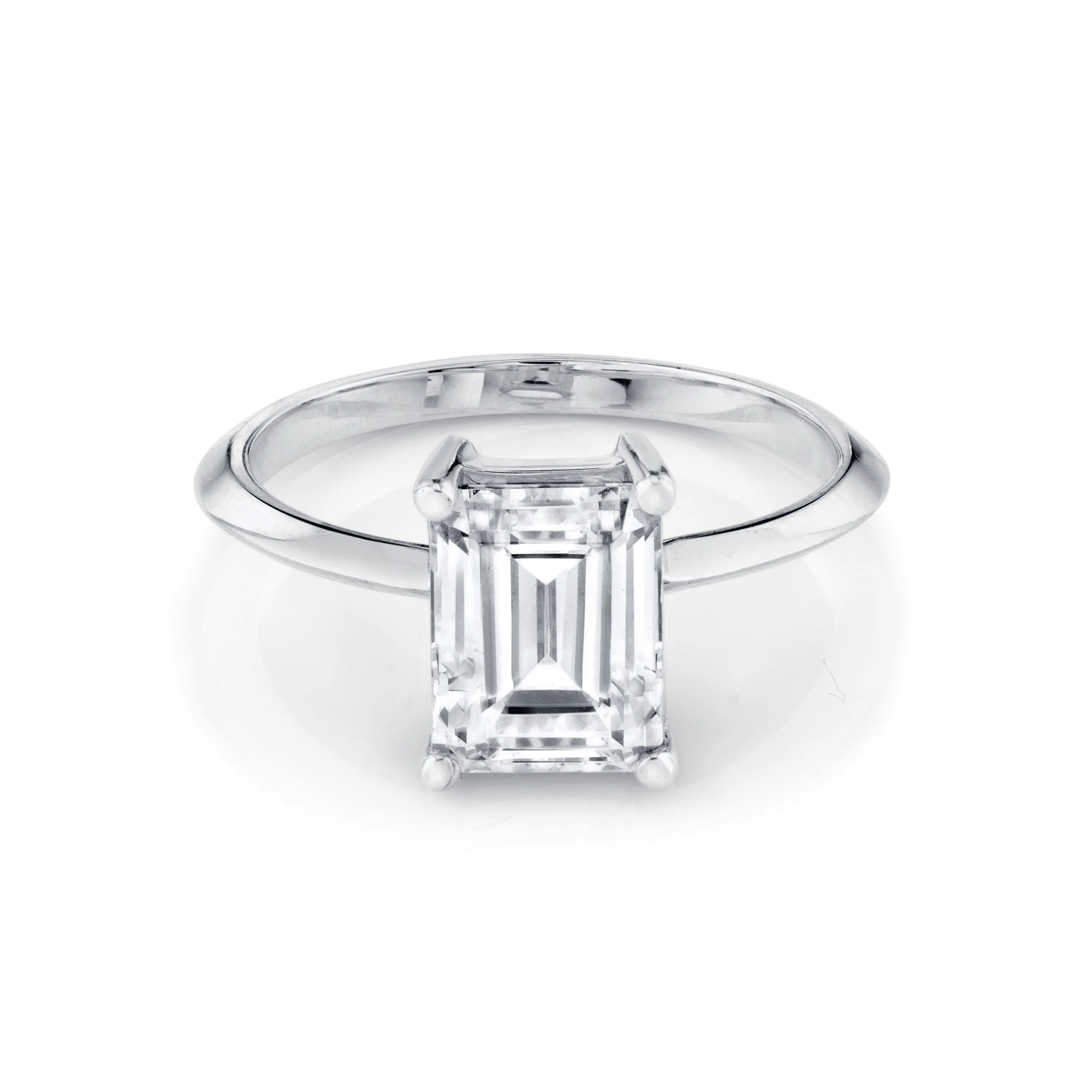 The Odessa Emerald Cut Engagement Ring sold by Marrow Fine product image thumbnail 3