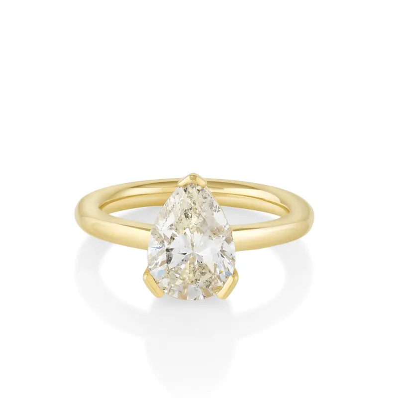 2.45ct Light Yellow Diamond Sloane Engagement Ring sold by Marrow Fine