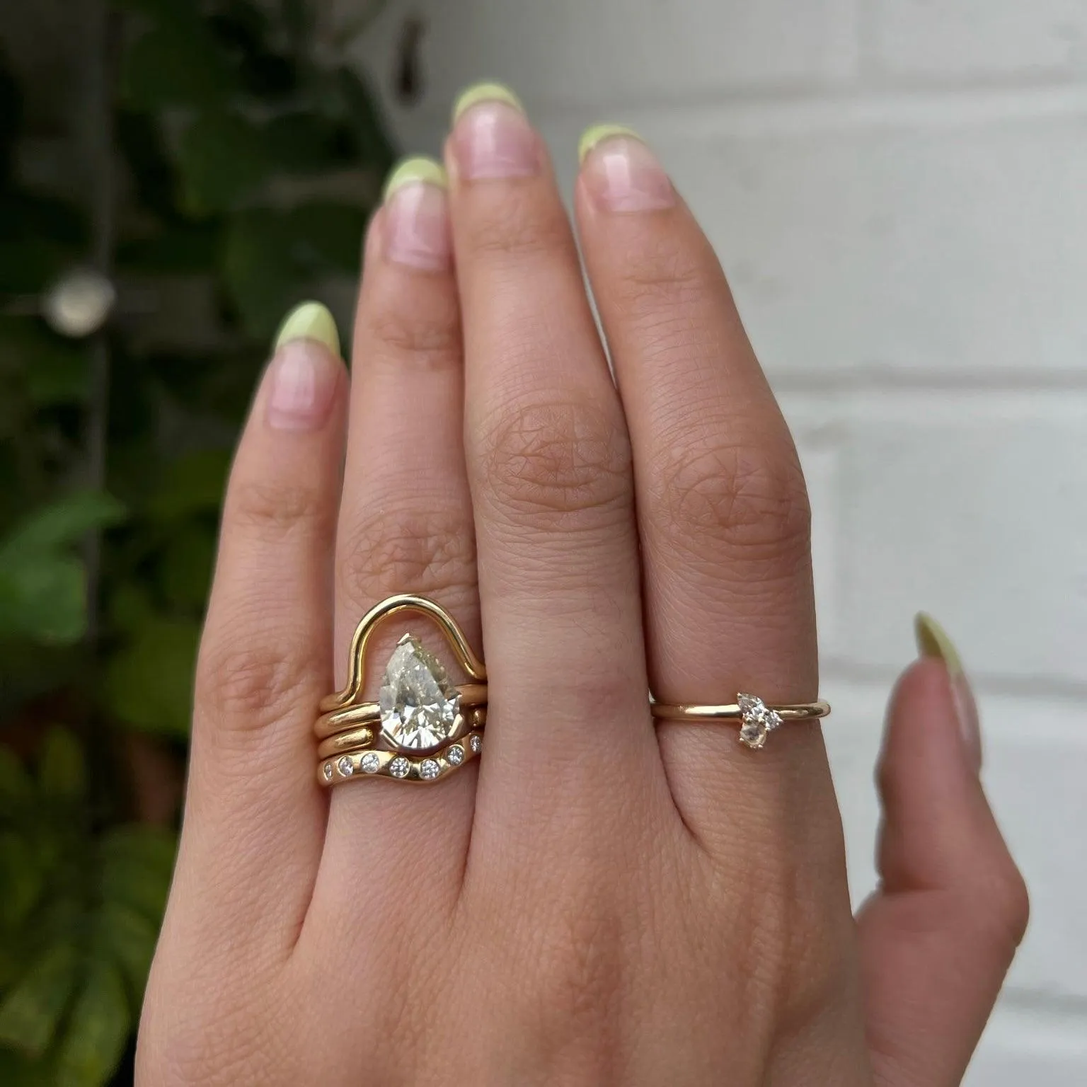 2.45ct Light Yellow Diamond Sloane Engagement Ring sold by Marrow Fine product image thumbnail 3