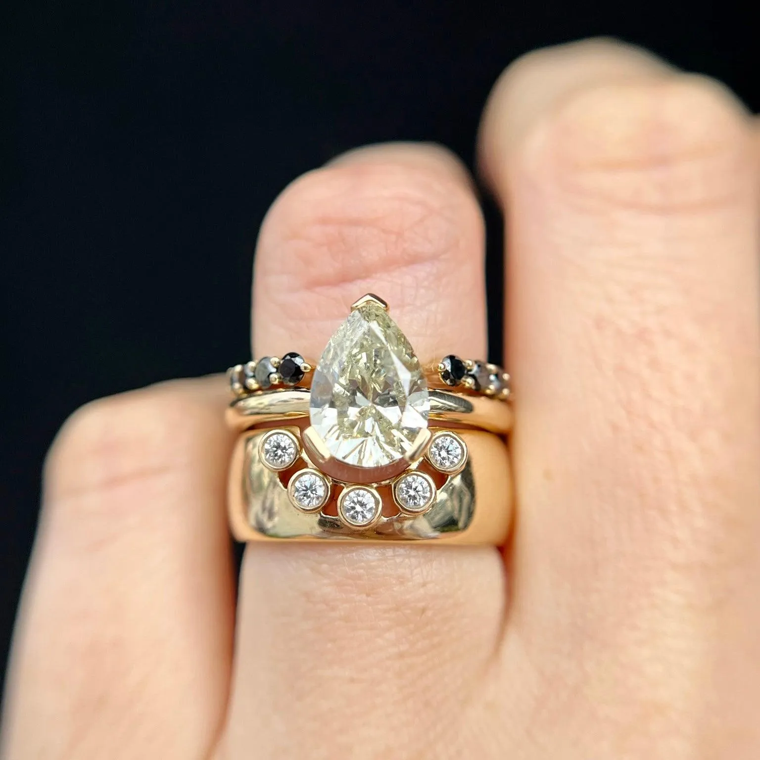 2.45ct Light Yellow Diamond Sloane Engagement Ring sold by Marrow Fine product image thumbnail 4