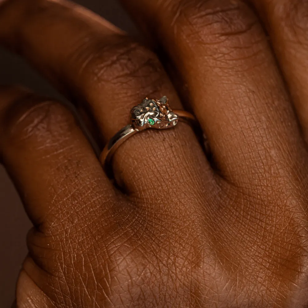 Emerald Cheetah Totem Ring sold by Marrow Fine product image thumbnail 4