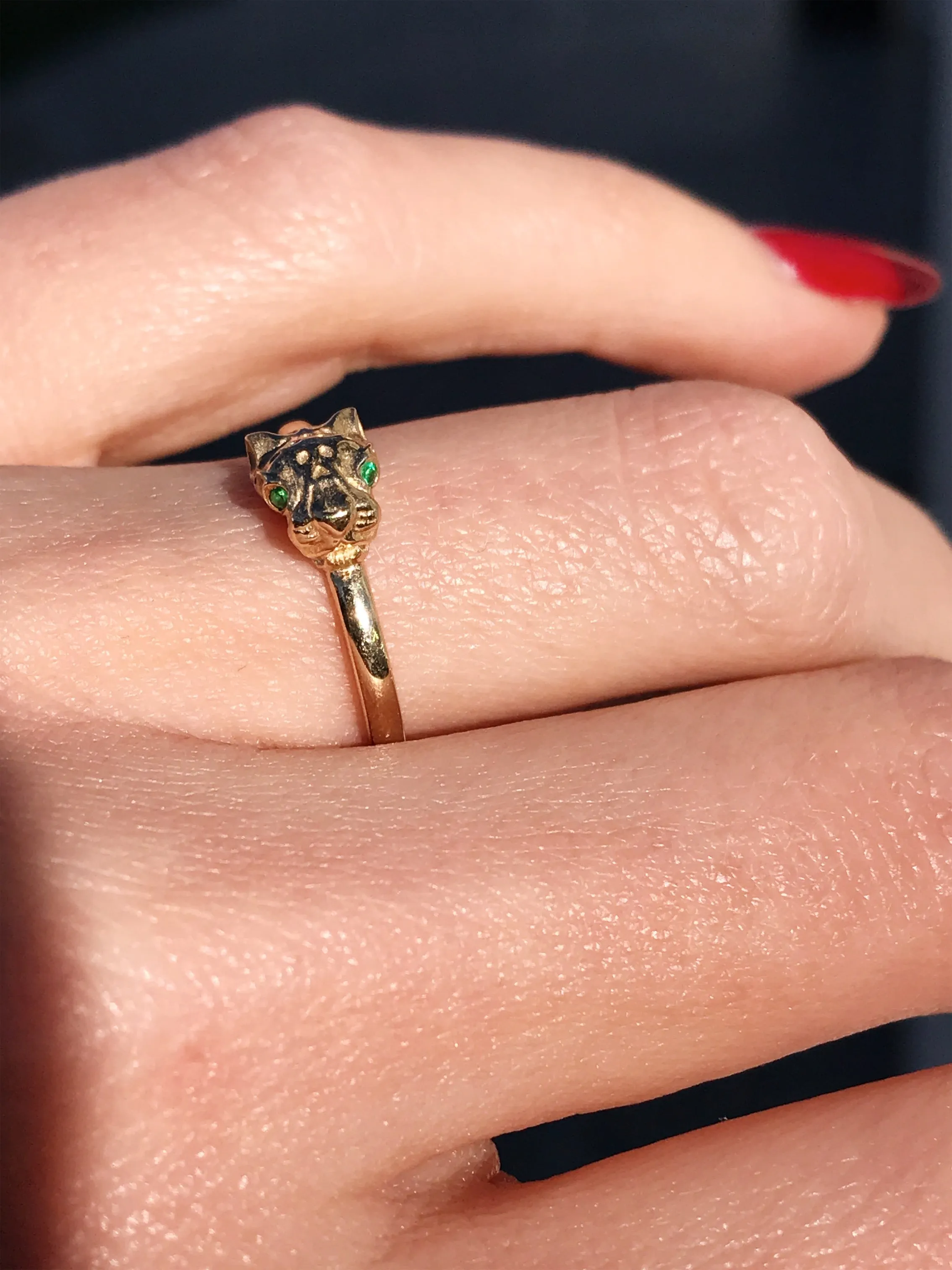 Emerald Cheetah Totem Ring sold by Marrow Fine product image thumbnail 3